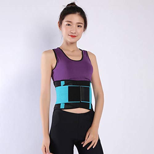 Fltaheroo Adjustable Waist Back Support Waist Trainer Belt Sweat Utility Belt for Sport Gym Fitness Weightlifting Belts-XL