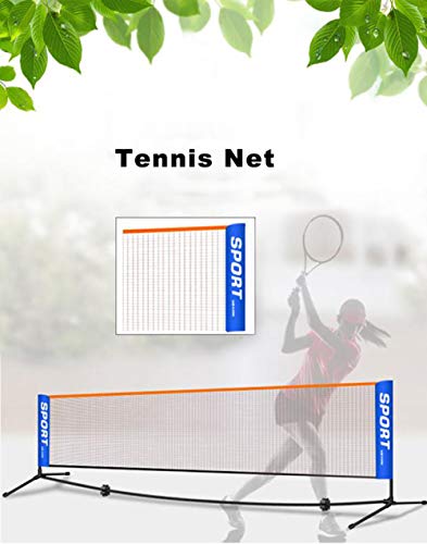 ANSKT Portable 3-6 Meter Tennis Net Standard Tennis Net For Match Training Net Without Frame Tennis Racquet Sports Network Badminton-6.1M - Gym Store