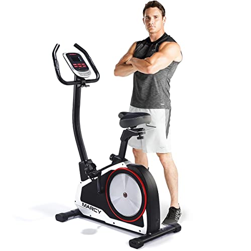 Marcy Onyx B80 Upright Exercise Bike with 23 Programs and 16 Resistance Levels - Gym Store