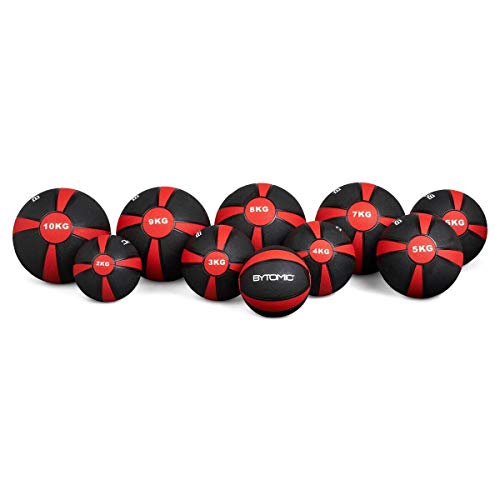 Bytomic 8kg Rubber Medicine Ball