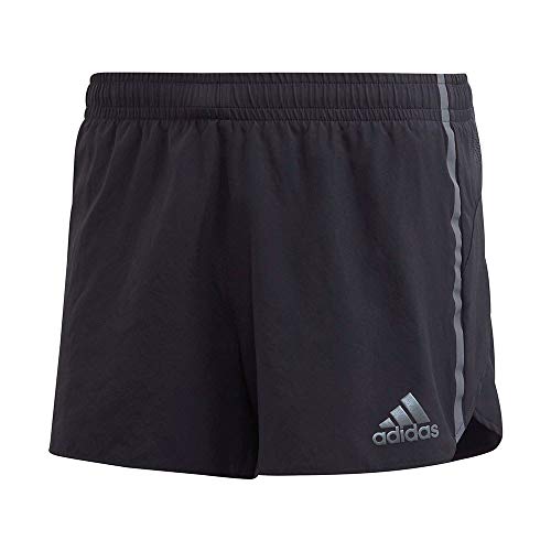 adidas Men's SATURDAY SPLIT Sport Shorts, Black/Grey six, S