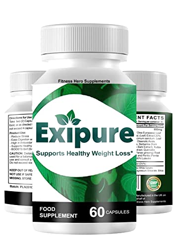 EXIPURE Supports Healthy Weight Loss 60 Capsules - Fitness Hero Supplements - Gym Store