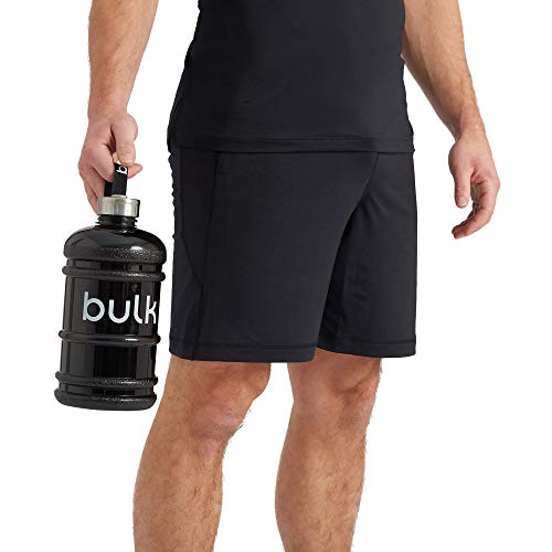 Bulk Half Gallon Water Bottle, Gunmetal Black, 2.2 Litre