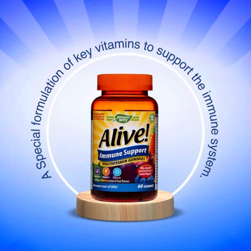 Alive! Immune Support Multivitamin Gummies - 60 Gummies - Gym Store