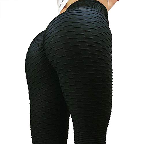FITTOO  Women Sexy High Waist Butt Scrunch Push Up Leggings Stretch Gym Workout Yoga Pants, M, Black - Gym Store | Gym Equipment | Home Gym Equipment | Gym Clothing