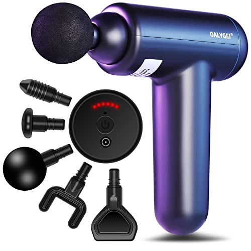Muscle Massage Gun Deep Tissue UK, OALYGEI Percussion Massager - Handheld Electric Body Sports Massagers for Athletes Pain Relief&Relax, Super Quiet Brushless Motor Cordless Mini Gun (UK Massage) - Gym Store | Gym Equipment | Home Gym Equipment | Gym Clothing