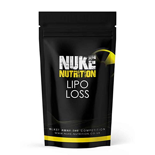 Nuke Nutrition Lipo Loss Tablets | 60 Tablets | Maximum Strength Weight Loss That Work Fast | Keto Shred Fat Burning | Contains Ginseng, Green Tea, Acai Berry & Caffeine | Thermo Fat Burn - Gym Store