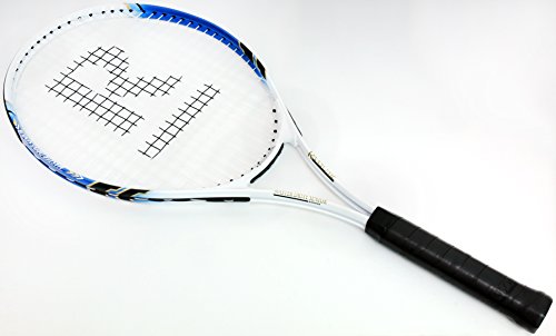 Ransome Master Drive Senior Tennis Racket - White/Blue/Black
