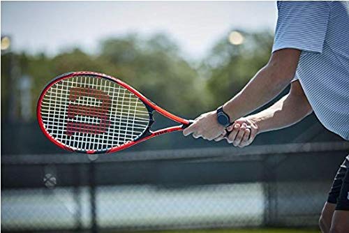 Wilson Tennis Racket, Federer, Unisex, Beginners and Intermediate Players, Grip Size L2, Red/Black, WRT30480U2