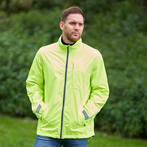 BTR Waterproof Cycling and Running Jacket Reflective & High Visibilty. XL 44-46 inches