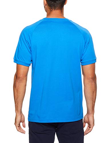 adidas Men's 3-Stripes T-Shirt, Bluebird, Medium