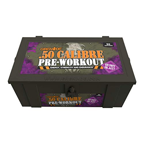 Grenade 50 Calibre Pre-Workout Devastation - Berry Blast, 50 Servings - Gym Store | Gym Equipment | Home Gym Equipment | Gym Clothing