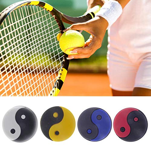 N\A 12 Pcs Tennis Vibration Dampeners Silicone Racket Shock Absorbers Tennis Racket Accessories for Tennis Players