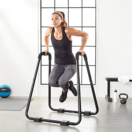 Amazon Basics Dip Fitness Bar - 87 x 82,5 x 97,5 cm, Black - Gym Store | Gym Equipment | Home Gym Equipment | Gym Clothing