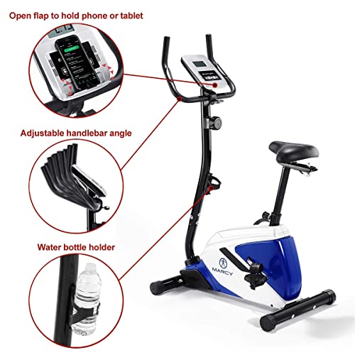 Marcy Azure BK1016 Compact Magnetic Exercise Bike 8 Resistance Levels