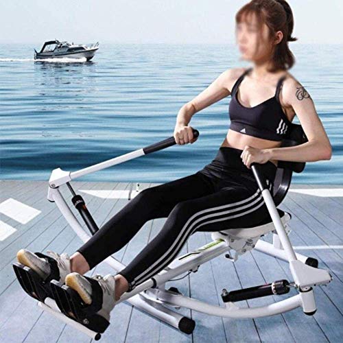 AMZOPDGS Foldable Rowing Machines Rowing Machine Multifunctional Hydraulic Rowing Machine, Household Scull Folding Fitness Training Equipment, Cardio Workout Water Rowing Machine