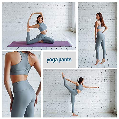 Yoga Pants with Pockets, Tummy Control Workout Running Yoga