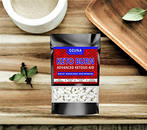 Keto Burn Advanced Ketosis Aid Weight Loss Diet Pills Fat Burner Supplement | 60 Capsules