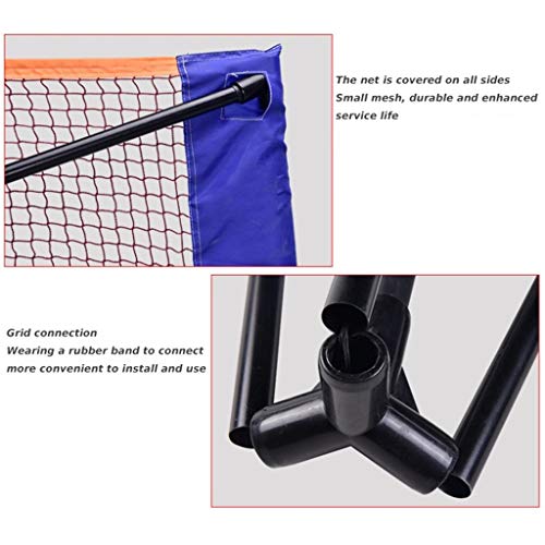 Adjustable Portable Tennis Net, Easy Setup Badminton Set with Net, Teenagers Driveway Tennis Volleyball Net Indoor Outdoor,3.1m