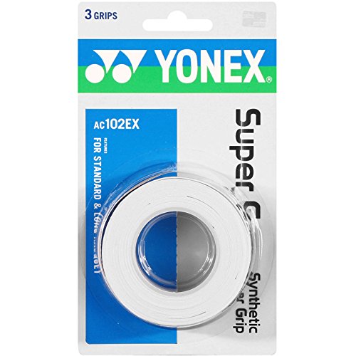 Yonex Super Grap Overgrip 3,White, 25x1200x0.6 mm