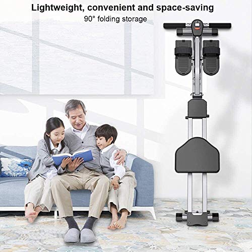 AMZOPDGS Rowing Machines, Rowing Machine,Household Aerobic Rowing Machine Foldable,Adjustable Resistance,Fitness Equipment,Metal Rowing Machine for Home Use