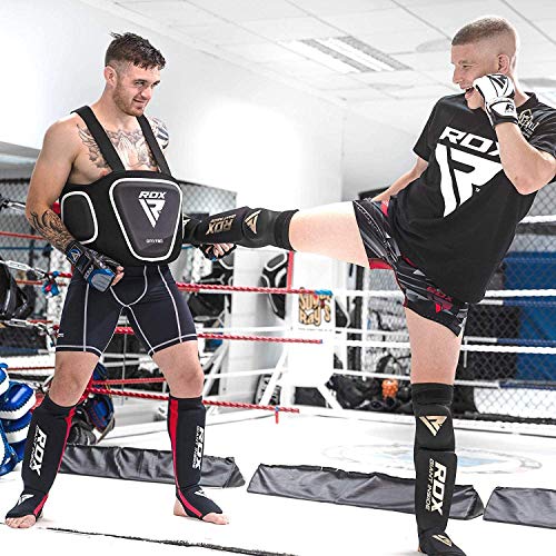 RDX Chest Guard Boxing Belly Pad Rib Shield MMA Body Protector Martial Arts Armour Taekwondo Training