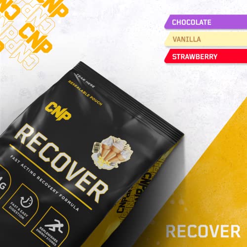 CNP Professional, Pro Recover, 5kg & 1.2kg Fast Acting Post Exercise Recovery Formula, Whey, Carbs, 4 Flavours (Vanilla, 1.2kg)