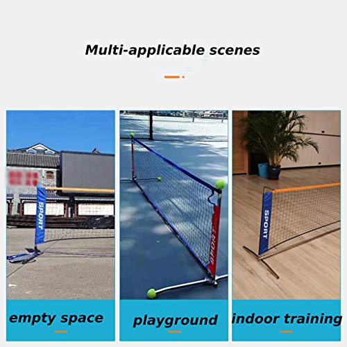 Adjustable Tennis Net, Portable Movable Badminton Set with Net, Teenagers Foldable Sport Training Nets for Home Garden School Beach,3.1m