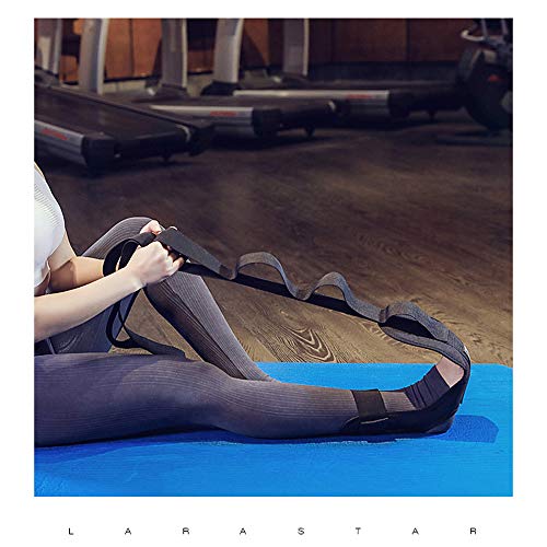 Toumett Yoga Strap, Ankle Ligament Stretcher belt with loops Ligament Stretch Band for Leg and Foot Stretch Assist.