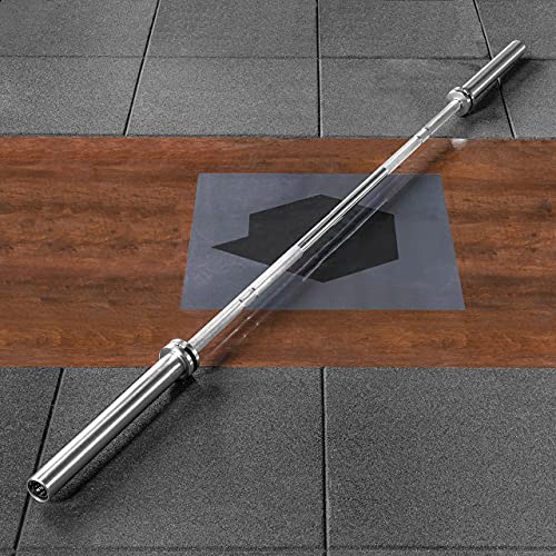 METIS 20kg Olympic Barbell Bars - 7ft Olympic Bar with Optional Olympic Weight Plates | Olympic Barbell with Barbell Weights Set (Zelus/Beginner (320kg Max. Load), Barbell Only)