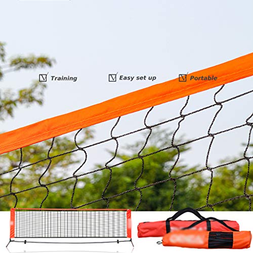 Portable Tennis Net Garden, Professional Movable Badminton Set with Net, Teenagers Tennis Training Competition Net for Indoor Outdoor,A,3.1m