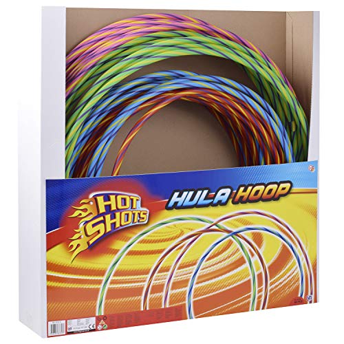 GAX Hot Shot Hula Hoops 3x - Multicolour Sporting Good - Fitness Activity Hula Hoops - Exercise Hula Hoops for Unisex Kids & Adults - Sports Dance Rings in Small, Medium & Large