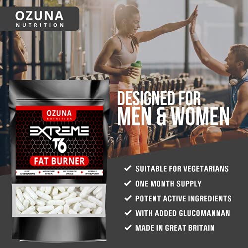 Fat Burners Keto Extreme T6 Fast Weight Loss Pills Diet Slimming | 60 Capsules
