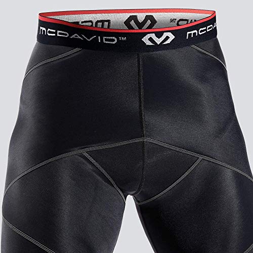 Mcdavid Men's Cross Compression Shorts, Black, L