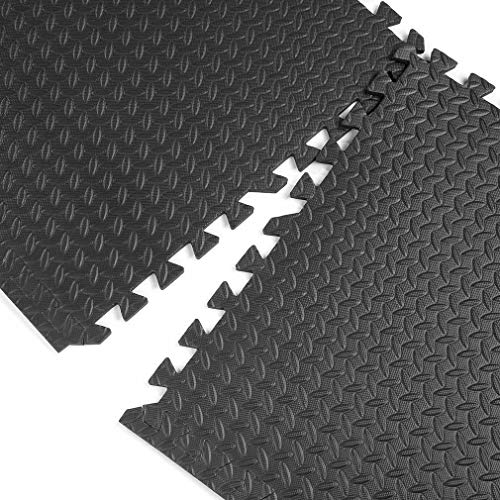 Extra Thick Gym Flooring Interlocking Tiles Floor Mats Eva Soft Foam Mat Yoga (12 TILES (48 Square feet))