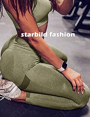 STARBILD Female Durable Comfortable Breathable Slim Hot Leggings Womens  Yoga Pants Ladies Active Sports Wear Exercise Workout Bottoms Running  Fitness Tights Gym Clothes Stretch Soft Athletic Trousers