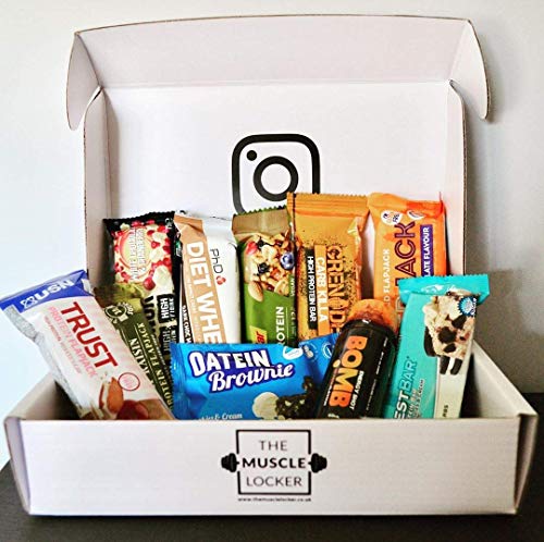 Protein bar Snack Box whey Protein Isolate Protein Cookies Healthy Snacks Low Calorie Protein Snacks Selection Packs Low carb high Protein flapjack Bars The Muscle Locker
