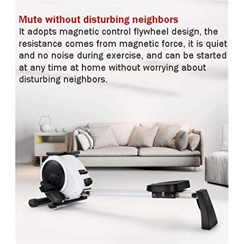 AMZOPDGS Rowing Machines, Rowing Machine,Magnetic Resistance Multifunctional Indoor Small Fitness Equipment,Can be Stored Upright,Intelligent Mute,for House Use Running