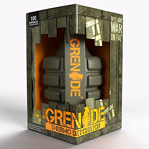 Grenade Thermo Detonator Weight Management Supplement, Tub of 100 Capsules - Gym Store