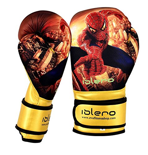ISLERO Kids Boxing Gloves MMA GEL Punch Bag Muay Thai Martial art Training 4oz 6Oz 8Oz (4 Oz)