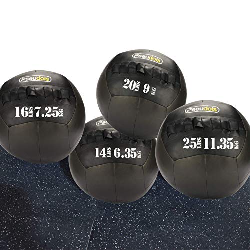 Medicine Ball,Wall Ball for Slamming--Surface Non-Slip Material-Exercise Ball Set for Crossfit-Plyometrics-Core Training and Cross Training Lunge, and Partner Toss16lbs