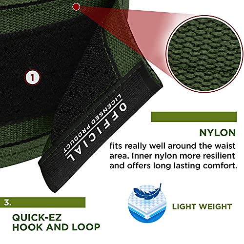 RDX Weight Lifting Belt AUTO LOCK, 4” Padded Back Support, Women Men Fitness Gym,Powerlifting Bodybuilding Workout Weightlifting, Squat Deadlift, Pro Exercise Equipment