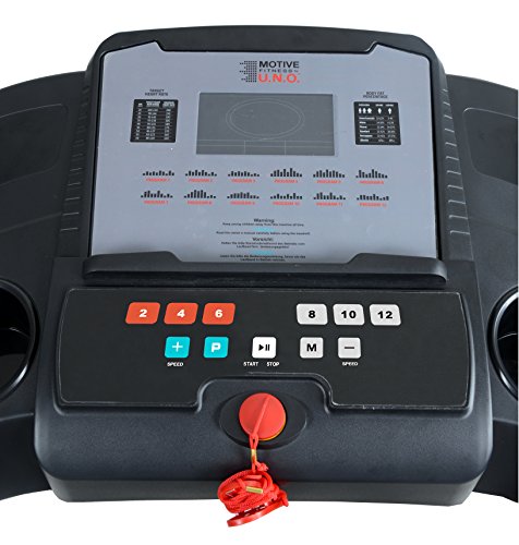 Motive Fitness by U.N.O. SM1.8M Programmable Manual Incline Treadmill