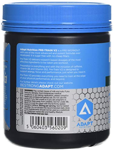 Adapt Nutrition Pretrain V2 Blue Raspberry (X 0.33 Kilograms)
