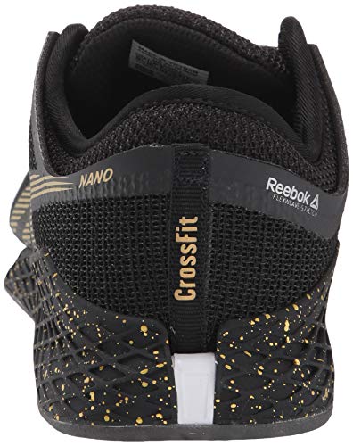 Reebok Men's Nano 9 Cross Trainer, Black/White/Gold, 7.5 UK - Gym Store | Gym Equipment | Home Gym Equipment | Gym Clothing