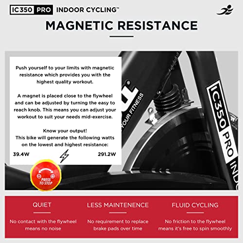 Jll Magnetic Resistance Stationary Bike JLL® IC350 PRO Indoor Bike