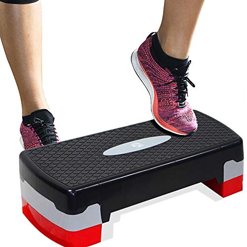 Denny International® Aerobic Exercise Adjustable up to 2 Levels Stepper Yoga Fitness Gym Home Training Step