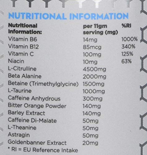 Adapt Nutrition Pretrain V2 Blue Raspberry (X 0.33 Kilograms)