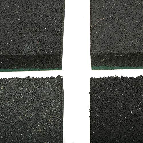 uyoyous Rubber Gym Mat- 4PCs 50 x 50cm, 30 mm Thick Children’s Play Tiles Protective Flooring Set for Outdoor Sports Exercise, School Playground, Factory - Gym Store | Gym Equipment | Home Gym Equipment | Gym Clothing