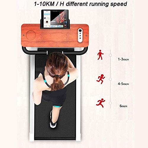 YFFSS Running Machines Treadmill,Electric Running Machines with Remote Control,Ultra-Quiet Flat Treadmill for Gym Indoor Fitness,Max Load 100KG,for Men and Women